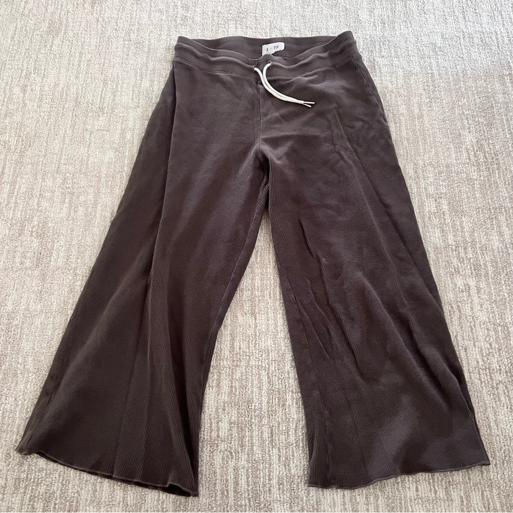 Mate Charcoal Thermal Wide Leg Pant
